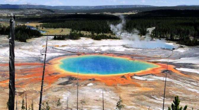 Yellowstone: le Grand Prismatic Spring.